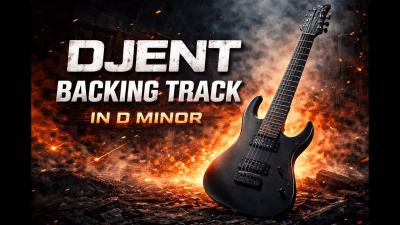Djent Backing Track in D Minor  Modern Progressive Metal Groove