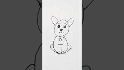Dog drawing video how to draw a dog step by step tutorial