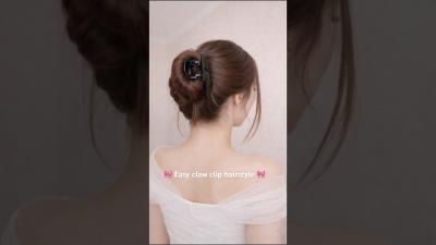 Easy Claw Clip Hairstyle 