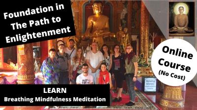 Foundation in The Path to Enlightenment LEARN Breathing Mindfulness Meditation