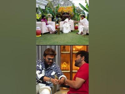 Fun Conversation from Blockbuster Interview  MSG  Chiranjeevi  Venkatesh  Anil Ravipudi