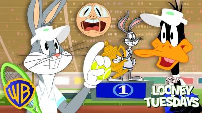 GAME ON Tennis  MORE Sports Compilation  Looney Tuesdays  KidsCartoons wbkids