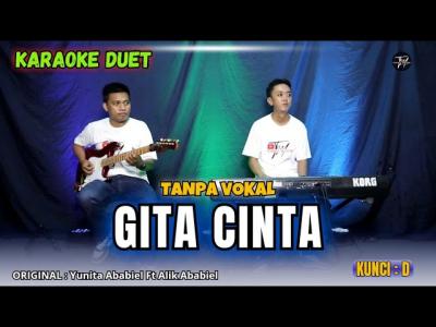 GITA CINTA KARAOKE DUET  TANPA VOKAL 