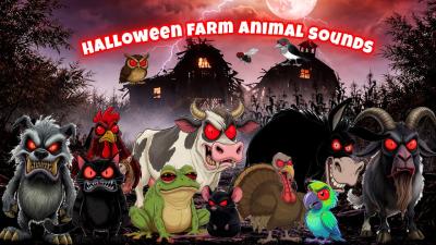 Halloween Farm Animal Sounds Song  Baby Nursery Rhymes  LittleKidsTV