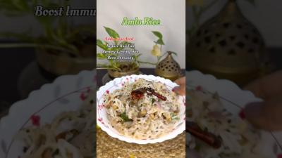 Healthy  Tasty Immunity Booster Amla Rice Recipe  Lunch Box Recipe Gooseberry Rice shortviral