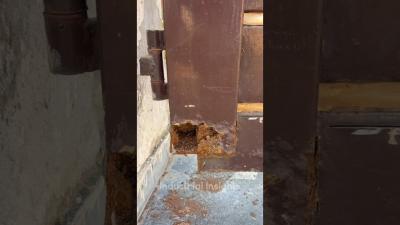 How to Repair a Rusted Door  Easy Fix Process