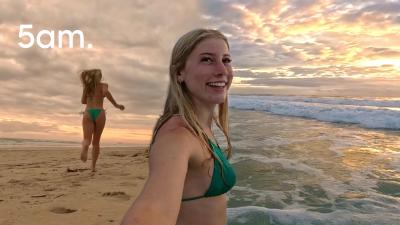 I found the most SECLUDED beach  CASUARINA solo adventure vlog