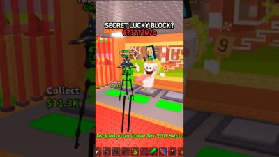 I STOLE A SECRET LUCKY BLOCK AND GOT... stealabrainrot roblox