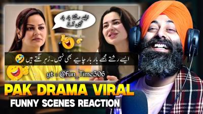 Indian Reaction on Pakistani Drama Funny Video  Viral Funny Clips  Part 28