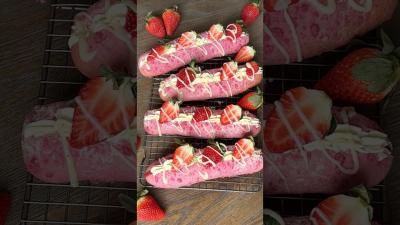 Jam  CreamFilled Strawberry Milk Breads 