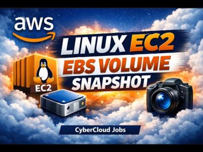Linux EC2 EBS Volume  Snapshot Explained AWS Tutorial for Beginners