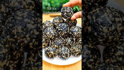 Make Delicious Til Ke Ladoo at home Shorts tilladdoo laddu recipe