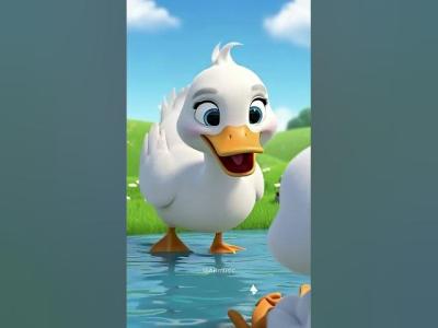 Mama Duck Said Quack Quack Quack Cute Counting Song for Kids nurseryrhymes kidssongs viral