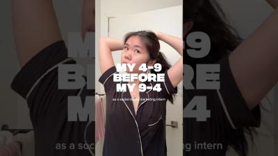 morning routine as a marketing intern in toronto 