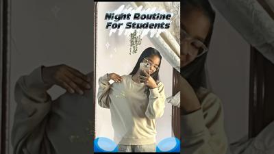 Night Routine For Students  Student Life studentlife 7thgrader nightroutine vlog