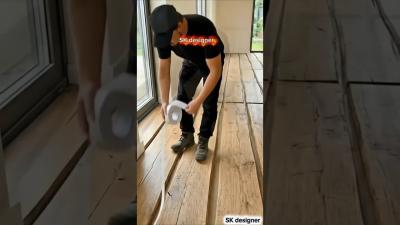 Satisfying Floor Installation Process  Full Room Makeover
