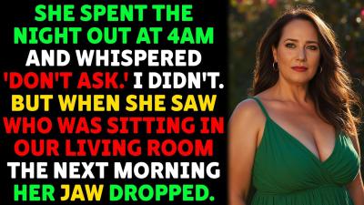 She Spent The Night Out At 4AM and Whispered Dont Ask. I Didnt. But When She Saw... Life Story