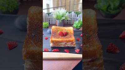 shorts Viral Milk Toast with Fruity Twist easyrecipes ashortaday