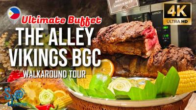The Alley by Vikings BGC Walkaround Tour  One Buffet Many World Cuisines 4K