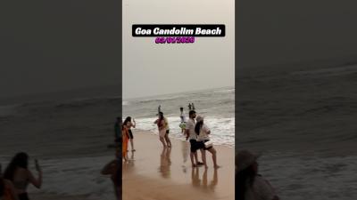 The Best Beach Vacation in India GOA  Candolim Beach  Goa Vlog  Goa Trip goa short