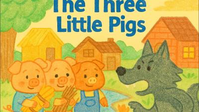 The Three Little Pigs  Gentle Bedtime Story for Kids  Read Aloud  SmartBabyToon Crayon Tales