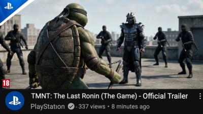 TMNT The Last Ronin The Game  First Trailer  PS5 Games  Concept