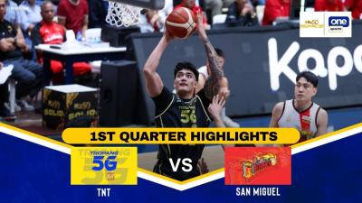 TNT vs SAN MIGUEL  1ST QUARTER HIGHLIGHTS  FINALS GAME 1  PBA SEASON 50 PHILIPPINE CUP  JAN. 21