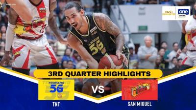 TNT vs SAN MIGUEL  3RD QUARTER HIGHLIGHTS  FINALS GAME 1  PBA SEASON 50 PHILIPPINE CUP  JAN. 21