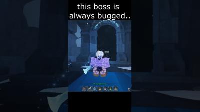 Trying to Fight the Boss The Forge Roblox