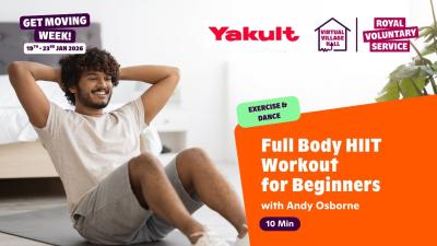 10 Minute Full Body HIIT Workout for Beginners with Andy Osborne