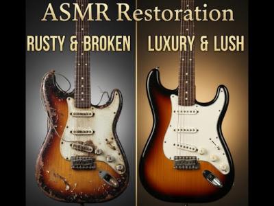 ASMR Restoration  Mending a Distressed 1960s Fender Stratocaster