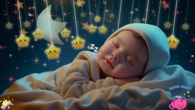 Baby Sleep Music Soothing Mozart  Brahms Lullaby Fall Asleep Faster With Soft Classical Calm