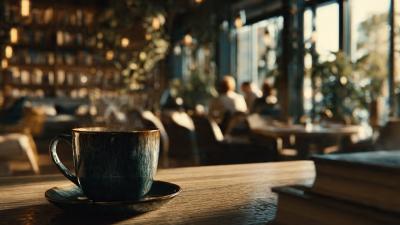 Calm Cafe Workspace  Lofi Beats for Work