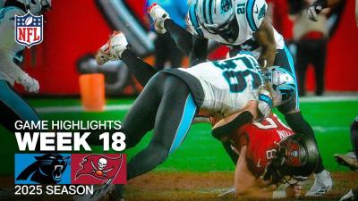 Carolina Panthers vs Tampa Bay Buccaneers Game Highlights  2025 NFL Season Week 18