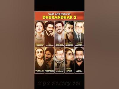 Cast and Role Of Dhurandhar 2 Movie  dhurandhar2 casting ranveersingh salmankhan saraarjun