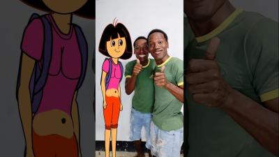 Dora la exploradora Abraza shorts animación viral