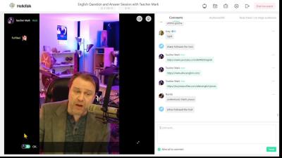 English QA Session with Teacher Mark 12326