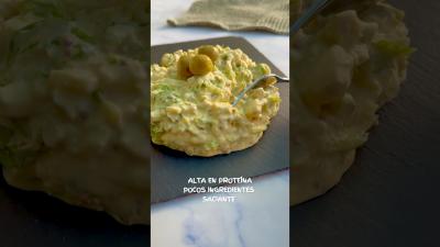 ENSALADILLA DE HUEVO fit pocosingredientes sinharinas singluten glutenfree recetasfaciles