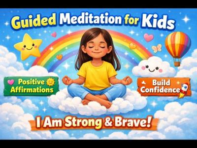 Guided Meditation for Children  Affirmations for Kids  Positive SelfTalk for Confidence