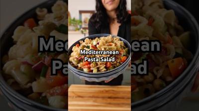Healthy Mediterranean Pasta Salad