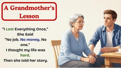 Learn English with Stories  A Grandmothers Lesson  English Listening  Speaking Practice