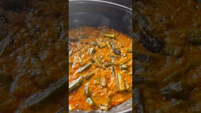 Masala bhindi सरफ 10 mins mein banaye shorts ytshorts recipe video cooking indianfood