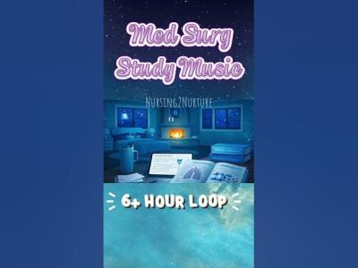 Med Surg Study Music  Focus  Pass Nursing Exams