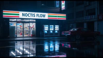 New York After Midnight Lofi Sleep Mix with Rain Ambience For Relaxing By Noctis Flow
