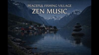 Peaceful Fishing Village Zen Music for Deep Calm Focus  Inner Silence