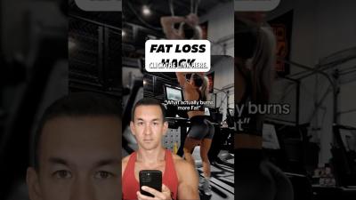 The BEST way to burn fat...