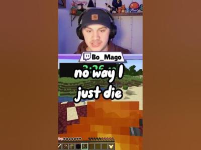 The Dumbest Death In A Minecraft Speedrun EVER minecraft speedrun fyp minecraftclips fail