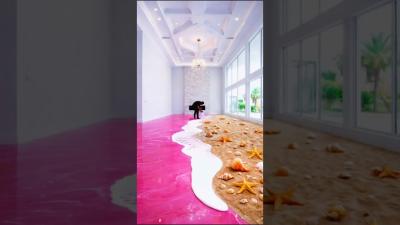 THIS FLOOR IS INSANE Beach Epoxy FloorSlimeNorthASMR homedecor epoxyresin resinart