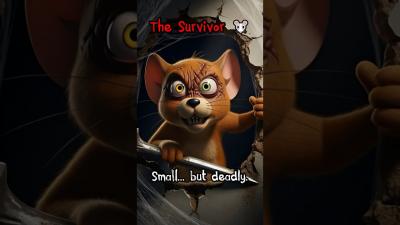 Tom and Jerry as an 80s Dark Action Movie shorts tomandjerry