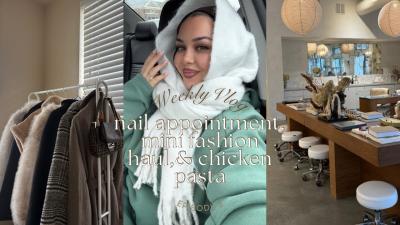 VLOG  nail appointment mini fashion haul chicken pasta  my go to salad recipe